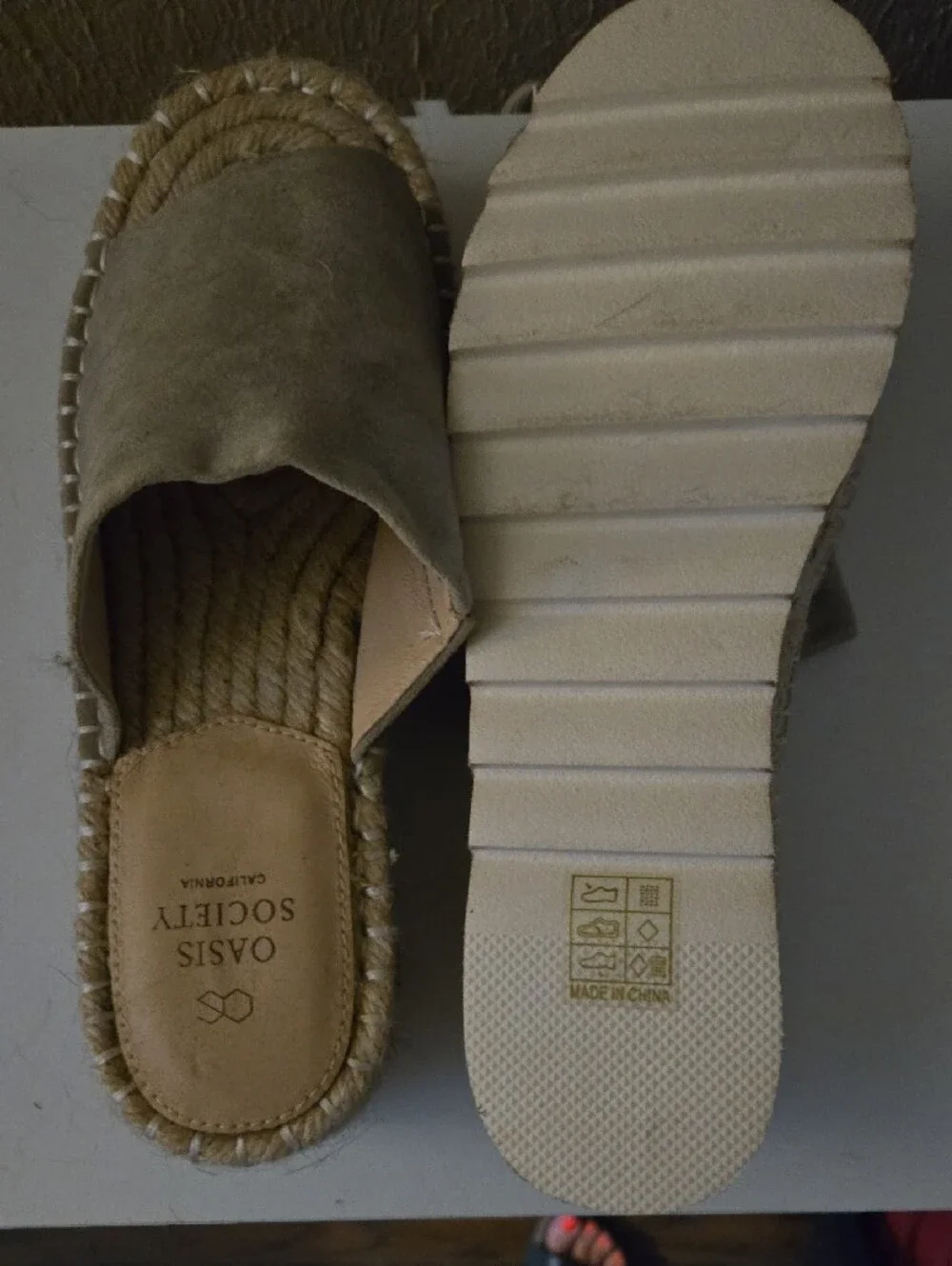 Society slip espadrille